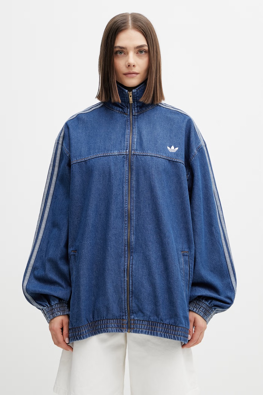 adidas Originals short jacket women's denim black KS1394 at PRM US
