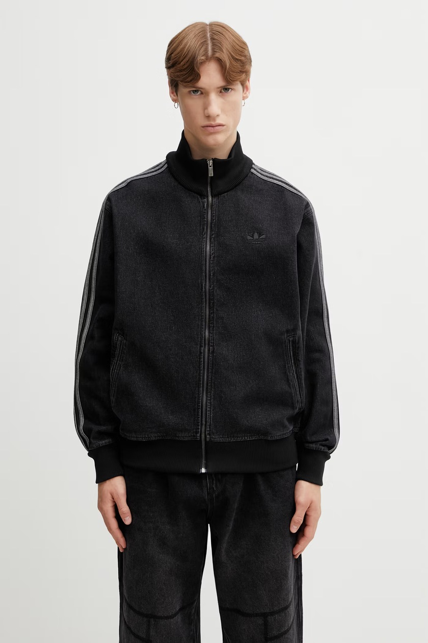 adidas Originals wool blend sweatshirt Archive Tracktop black