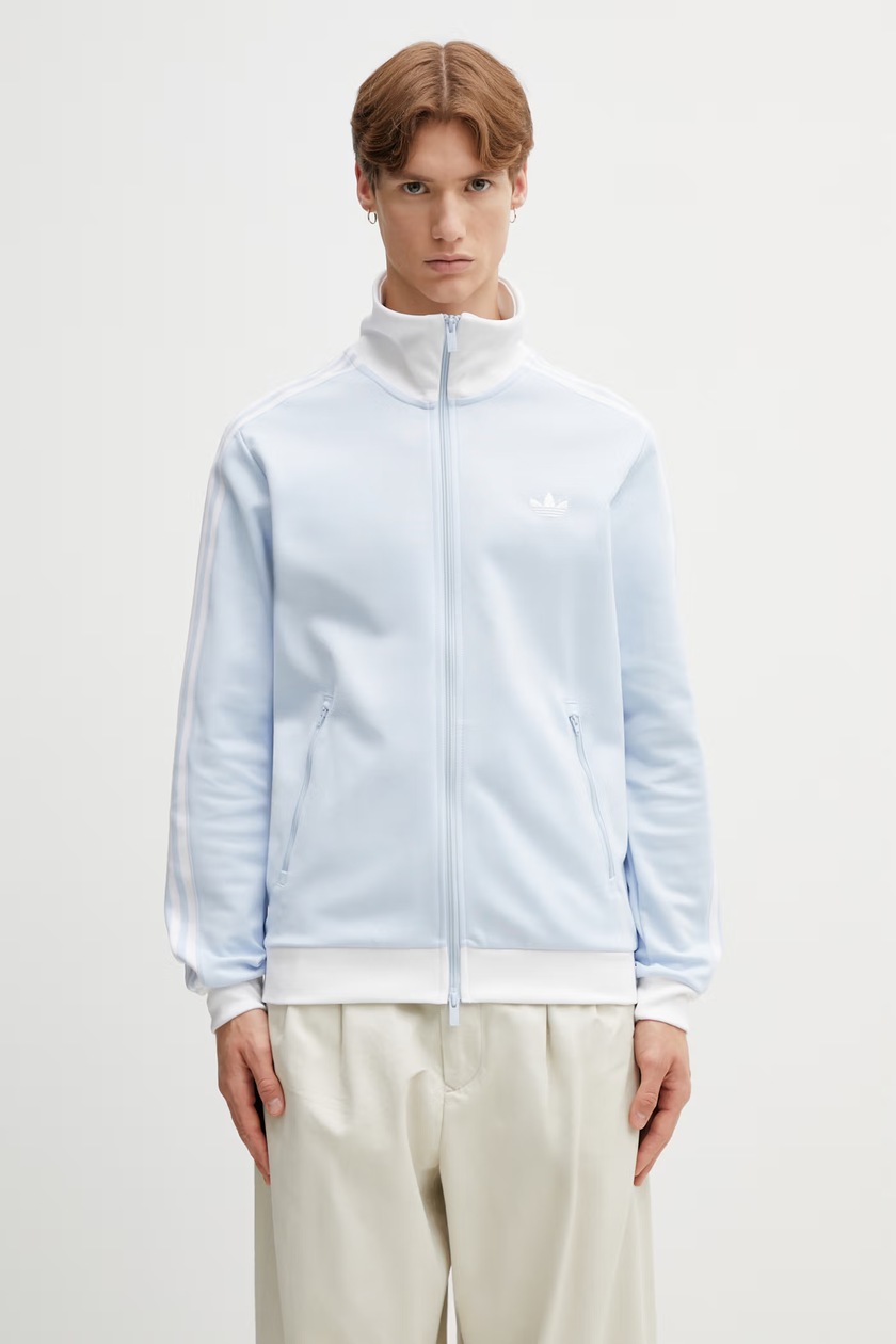 adidas Originals sweatshirt Teamgeist Tracktop men's white color