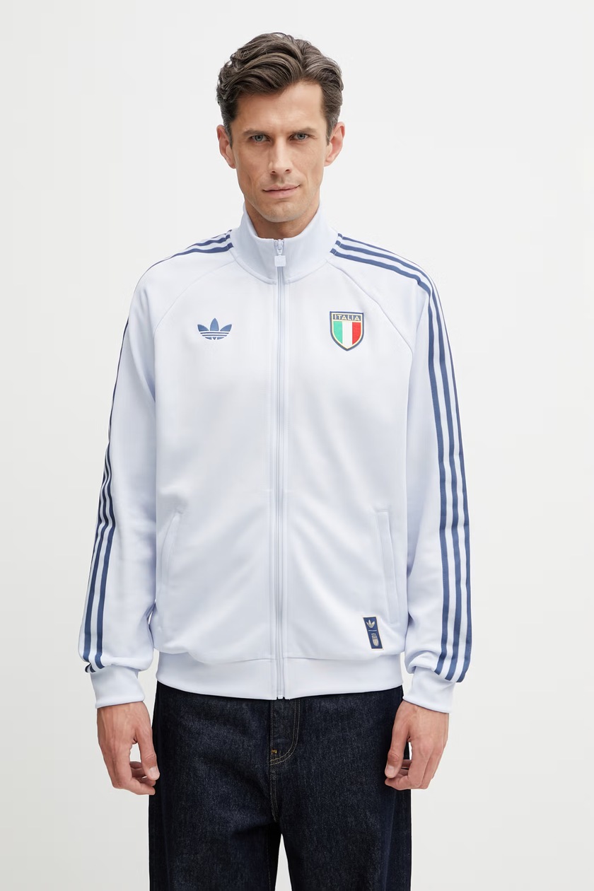 Кофта adidas Originals мужская цвет синий узор на PRM