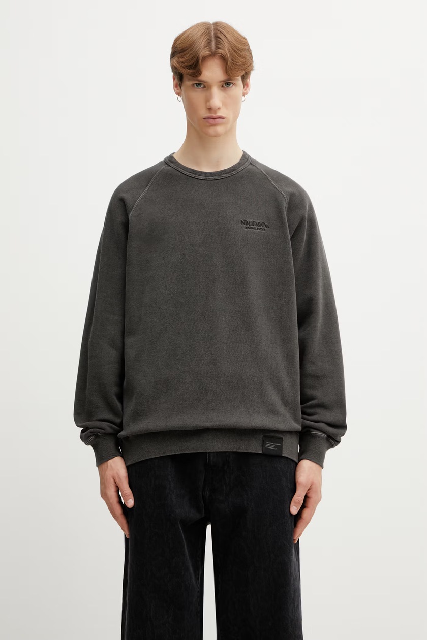 NEIGHBORHOOD cotton sweatshirt Pigment Dyed Sweat Shirt Longsleeve 