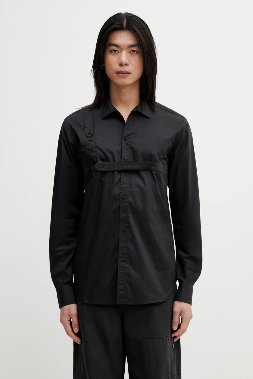 Carhartt WIP wool shirt Torin Shirt Jac black color relaxed