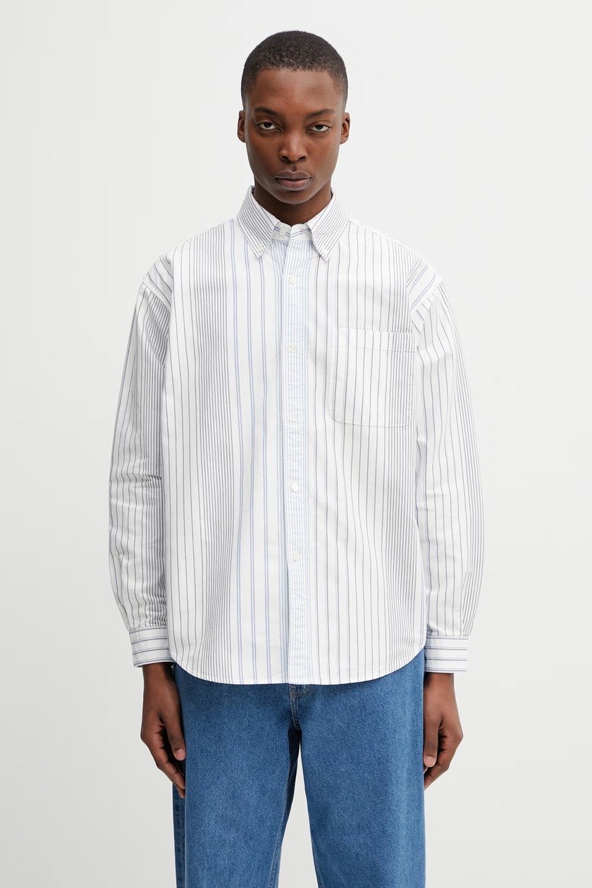 Stan Ray corduroy shirt CPO SHIRT maroon color AW2311142 at PRM US