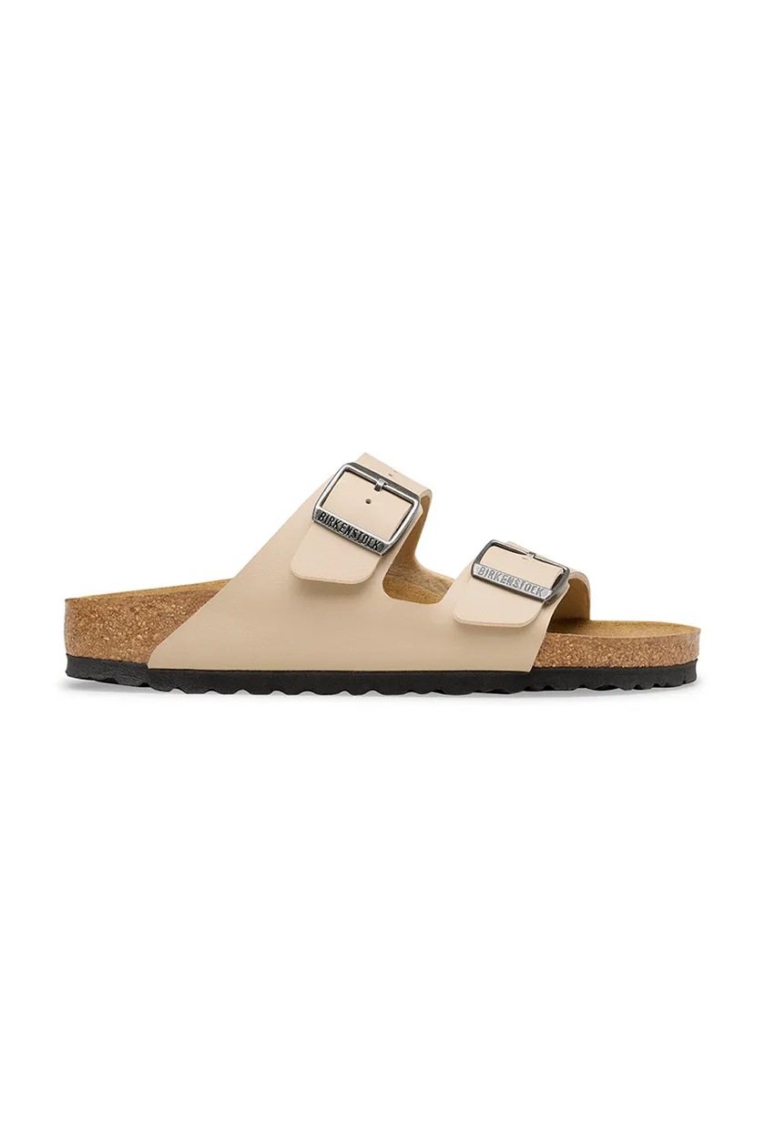 Замшевые шлепанцы Birkenstock Arizona мужские цвет бежевый 51461