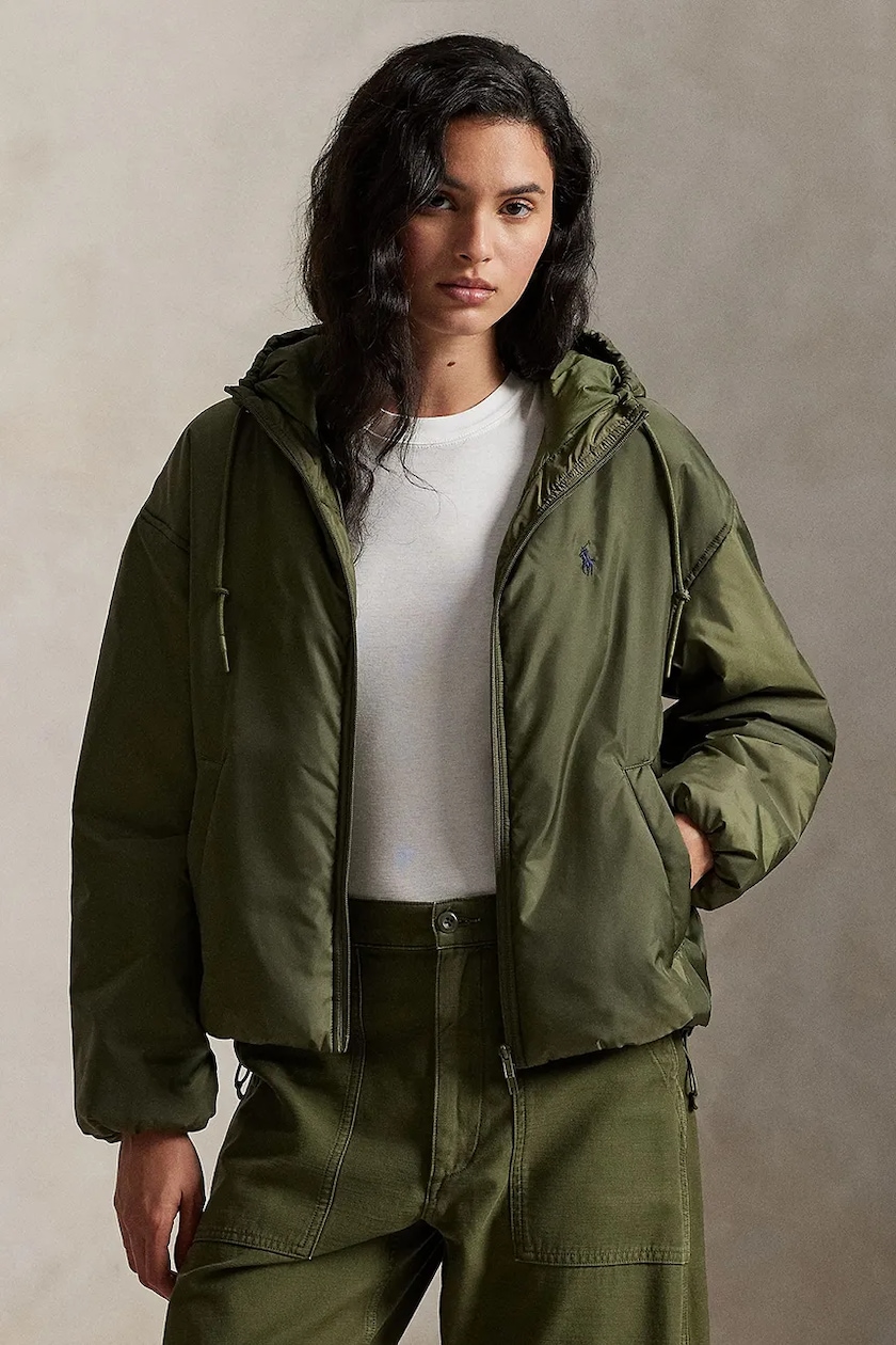 Polo Ralph Lauren jacket women's green color 211958932 at PRM US Polo Ralph Lauren jacket women's green color 211958932 at PRM US