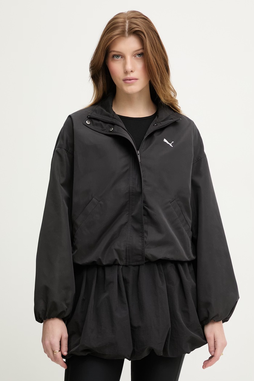 Куртка adidas Z.N.E цвет чёрный демисезонная oversize KD8505