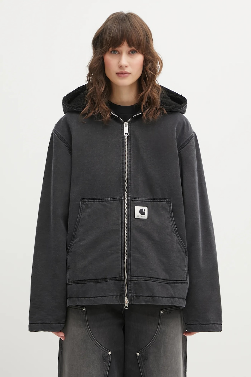 Carhartt WIP jacket Kyla Liner women's black color I034388.89XX at Carhartt WIP jacket Kyla Liner women's black color I034388.89XX at