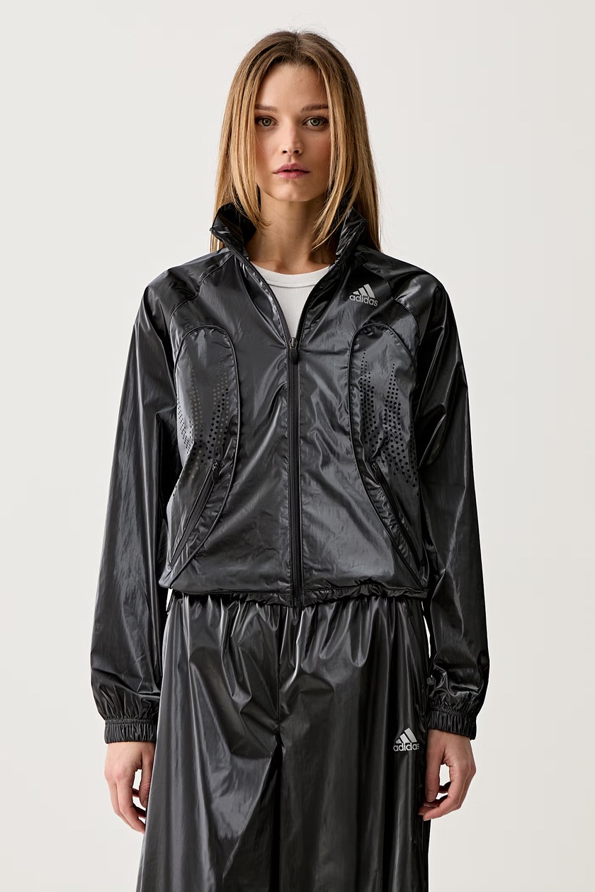 Куртка adidas Originals женская цвет чёрный зимняя JD0420 | ANSWEAR.ua