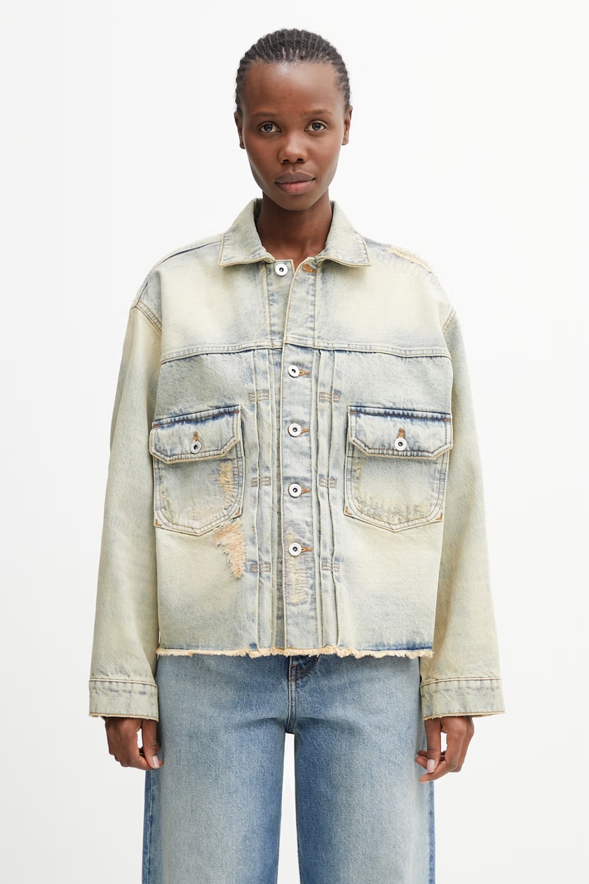 ゆきだ Джинсова куртка adidas Originals Atlanta Denim Jacket жіноча колір
