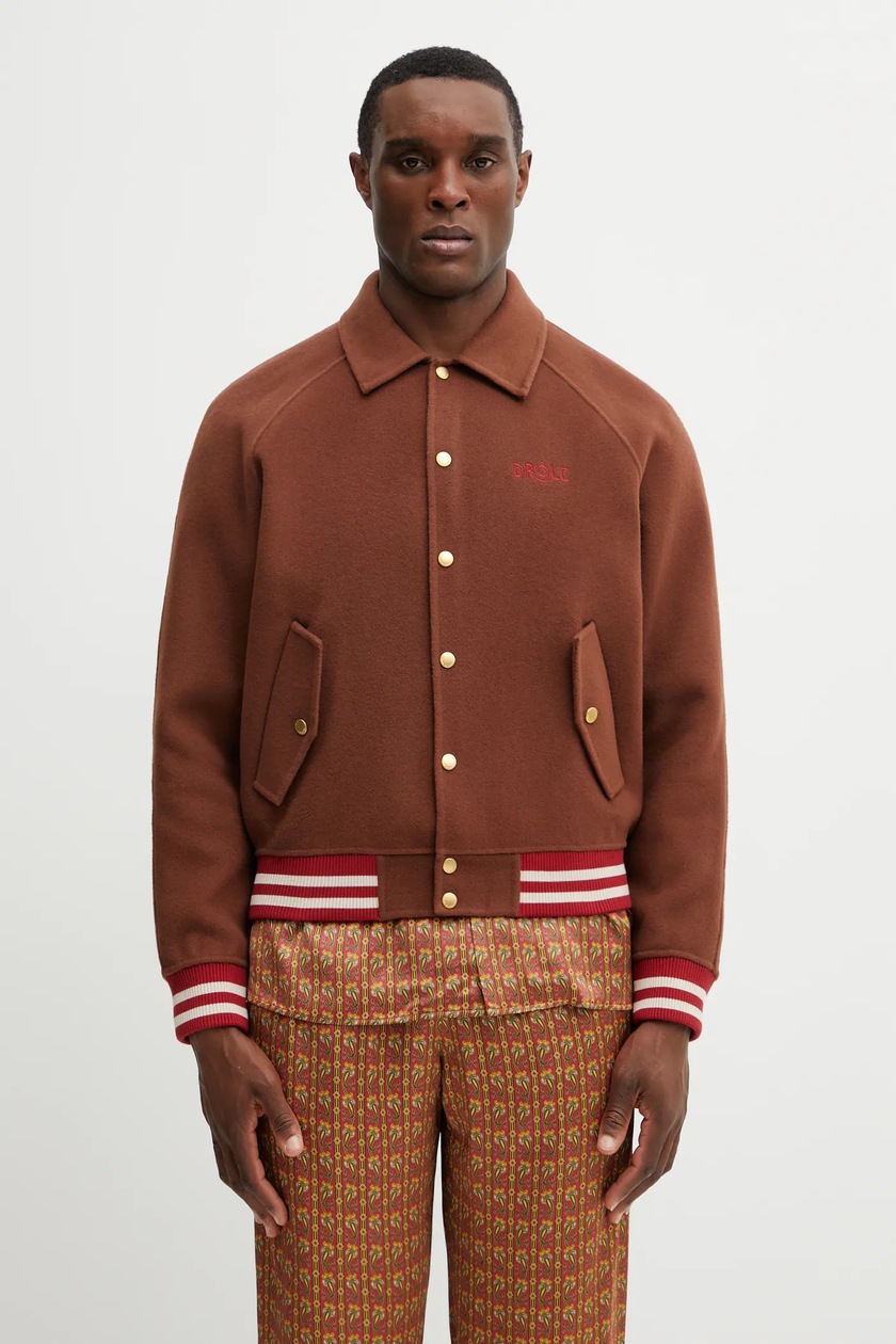 VESP WOOL SHIRTS JACKET ブラウン M VESP WOOL SHIRTS JACKET ブラウン M