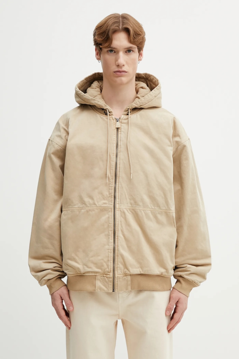 Columbia down jacket M Autumn Park Down Hoode men's beige color Columbia down jacket M Autumn Park Down Hoode men's beige color