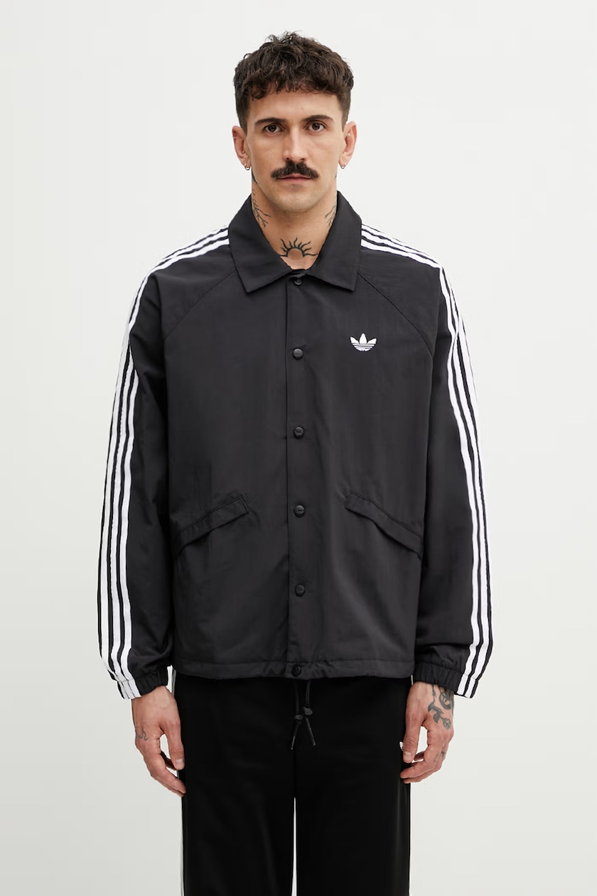 adidas Originals jacket Padded Coll men's black color IZ1835 at PRM US adidas Originals jacket Padded Coll men's black color IZ1835 at PRM US