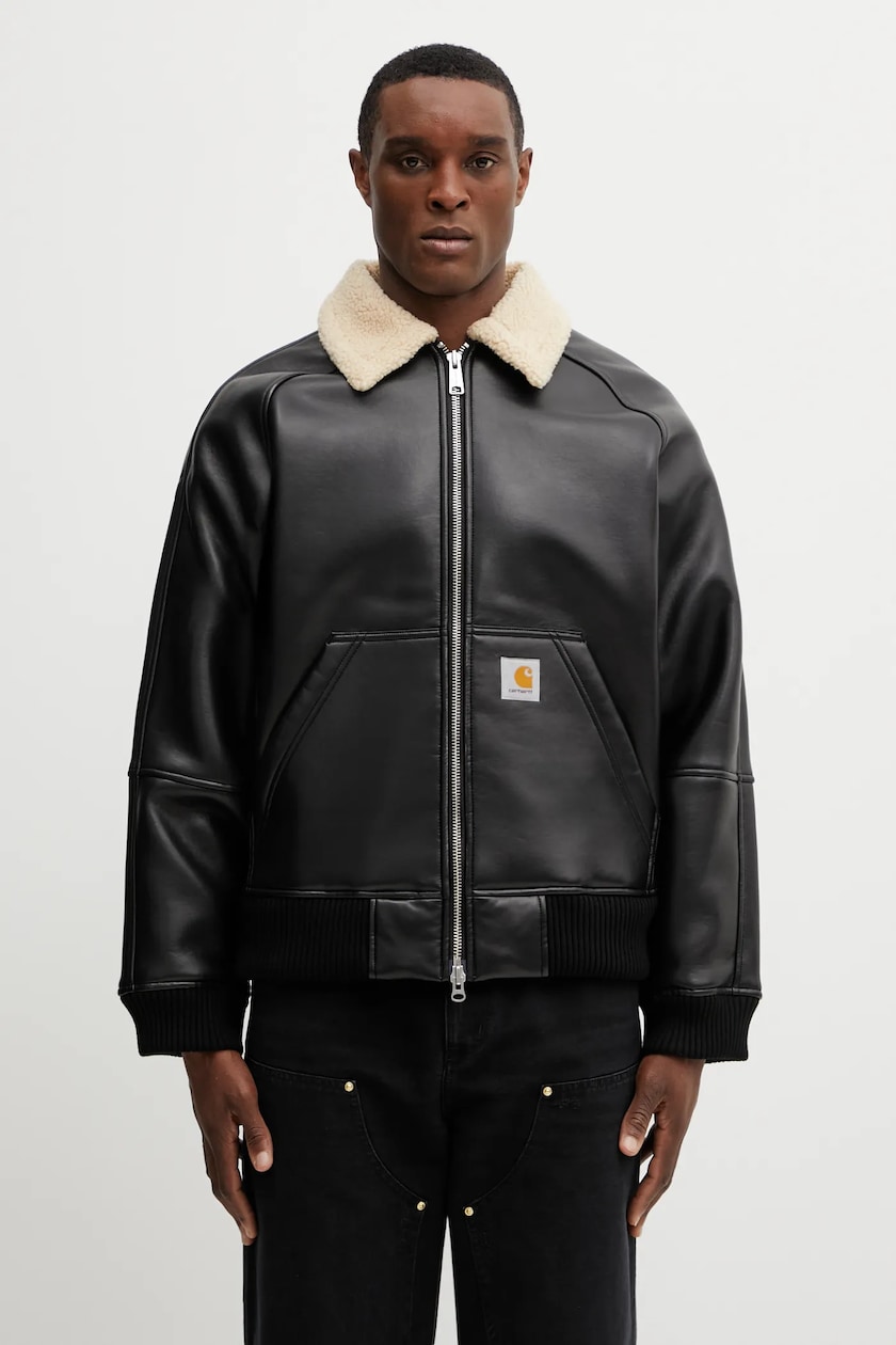 Carhartt WIP jacket Toronto men's black color I033920.2F4XX at PRM US Carhartt WIP jacket Toronto men's black color I033920.2F4XX at PRM US