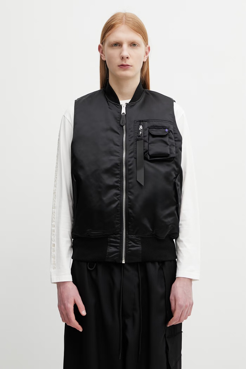 Nanga down vest Inner Down Vest men's black color ND2441.1A900.A