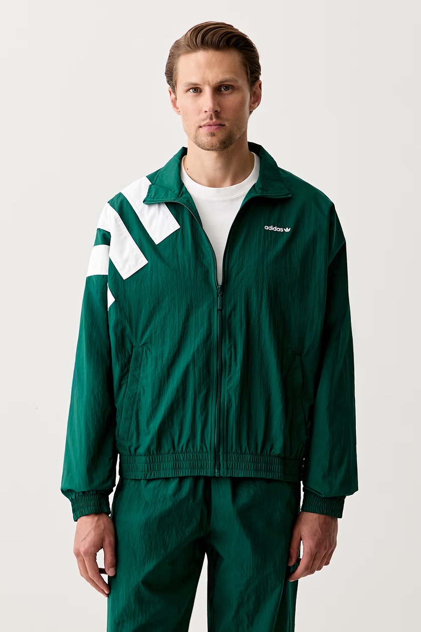 Куртка adidas Originals Track Top цвет зелёный демисезонная JX3053