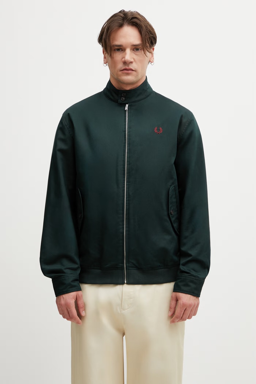 FRED PERRY オリーブ ジャンパー M FRED PERRY Fishtail Bomber Coat (D.OLIVE)（F2478/46) : UNITEDPAZZO