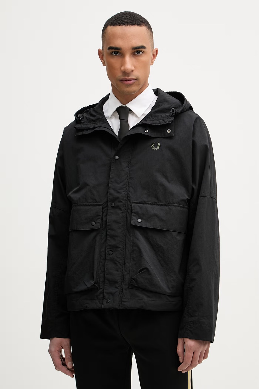 Perry Вельветовая куртка Fred Perry цвет синий демисезонная J8546