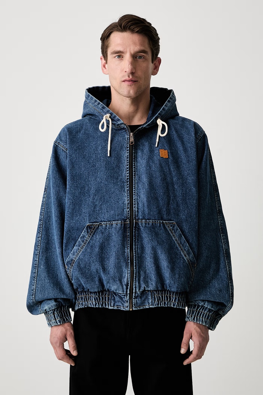 adidas Originals Men's denim jacket blue KX1196 at PRM US