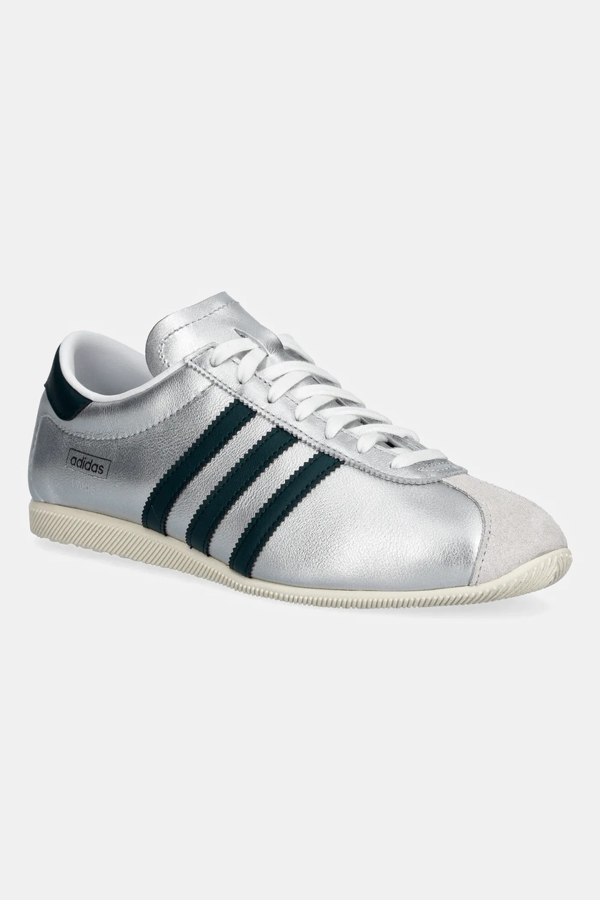 adidas Originals leather sneakers Tokyo Decon women's silver color