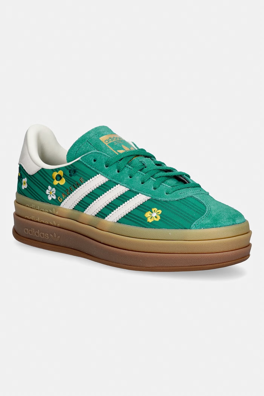 adidas Originals nubuck sneakers Handball Spezial W green color JI2645 at PRM US adidas Originals nubuck sneakers Handball Spezial W green color JI2645 at PRM US