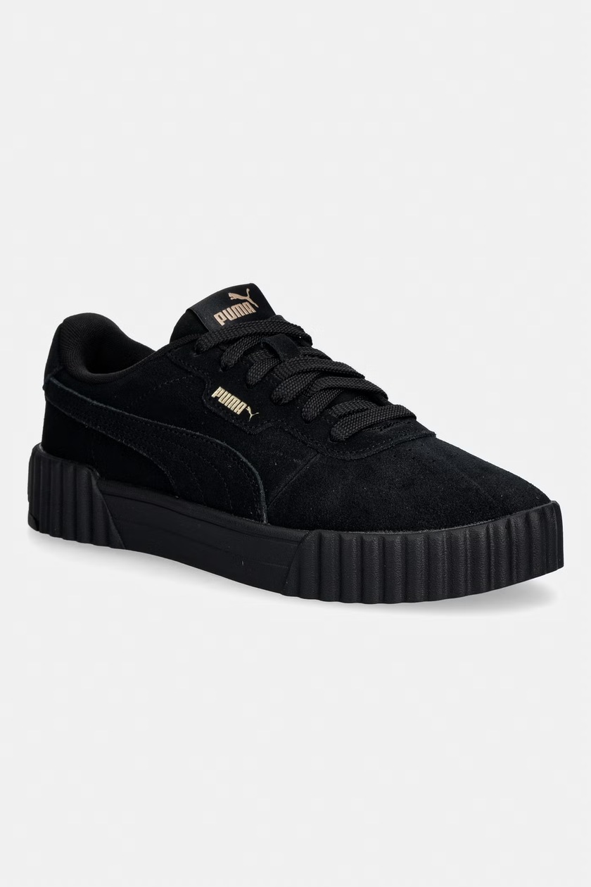 Puma Carina Mia SD sneakers pentru femei din piele întoarsă negri
