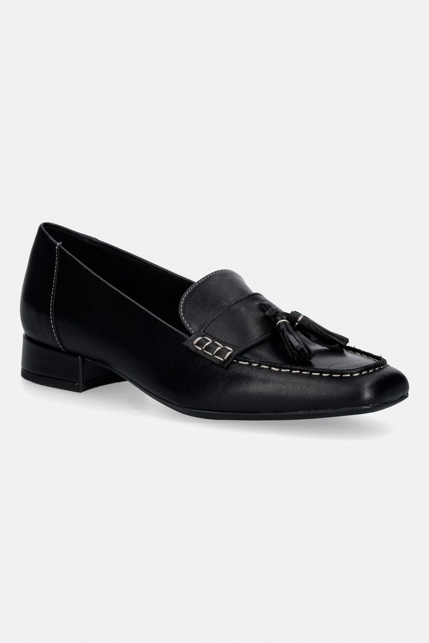 Mocassino Donna Geox Arlara D – Scamosciato E Scamosciato Brillante, Suola Leggera, Sistema Ventilated Cushioning, Nero