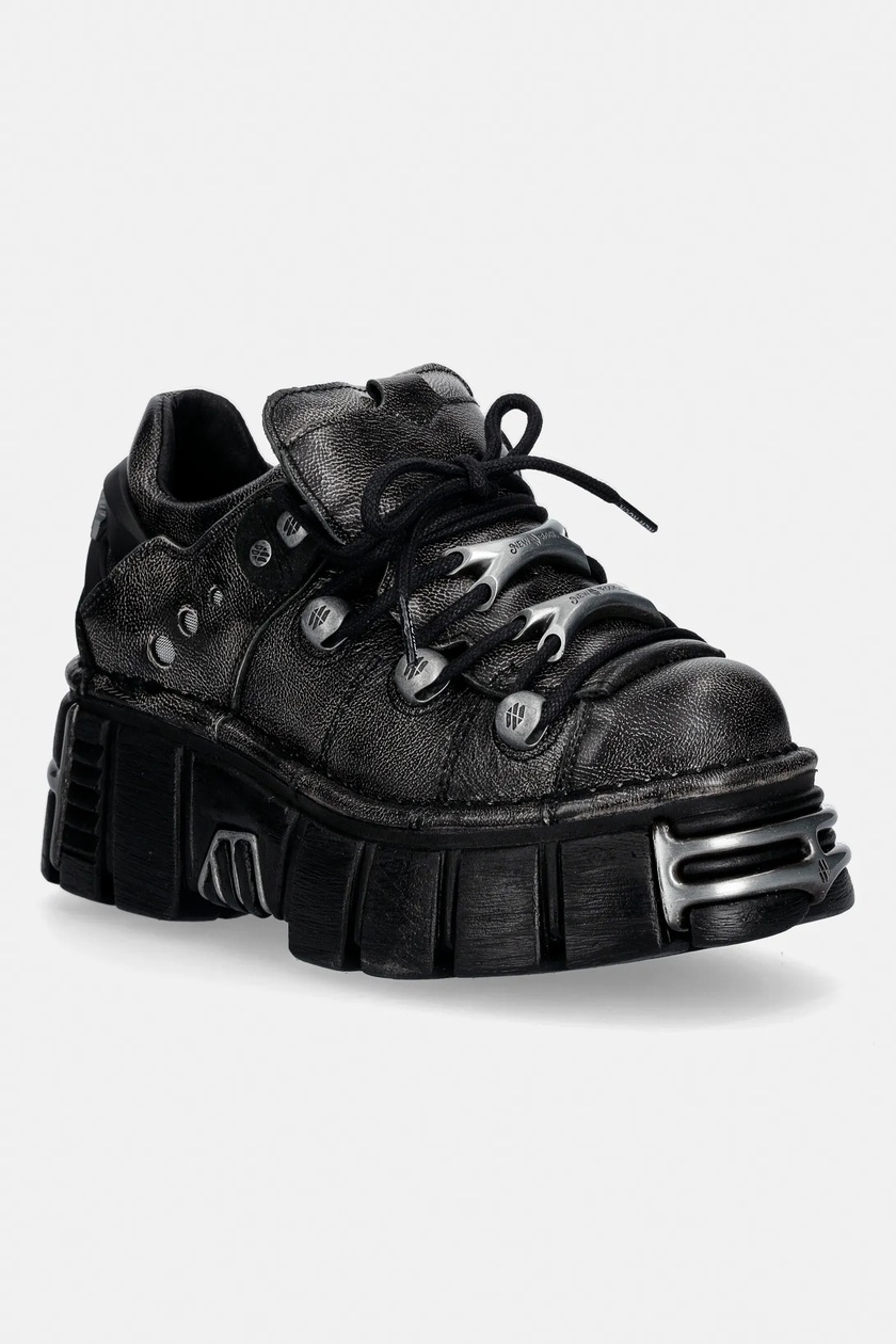 New Rock nubuck sneakers gray color M-106-C185 at PRM US