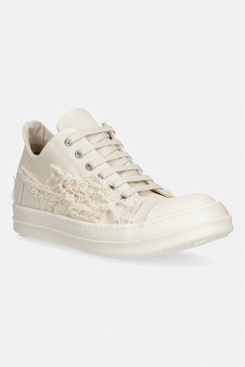 Rick Owens DRKSHDW plimsolls Jumbo Laces Abstract Low Sneak beige