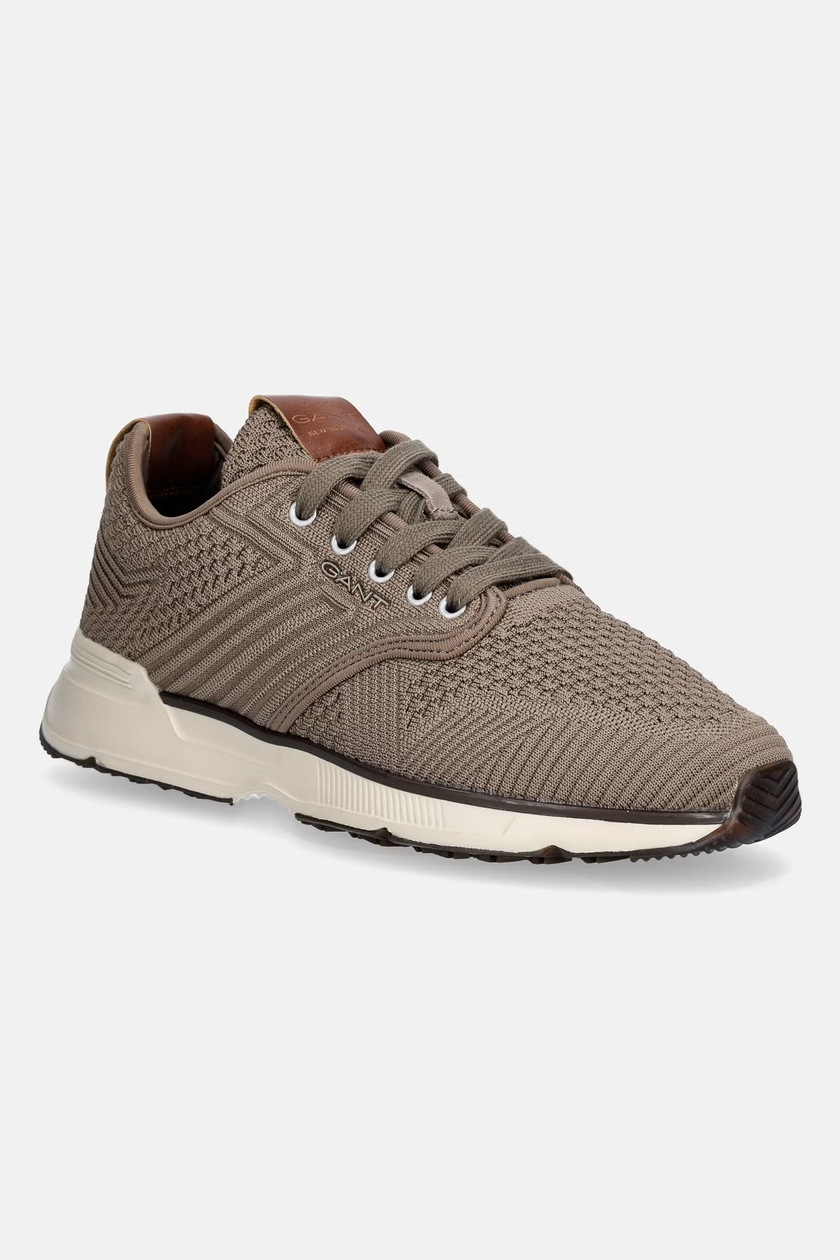 Кросівки з нубуку CAT Footwear HEX CUSH LO колір коричневий