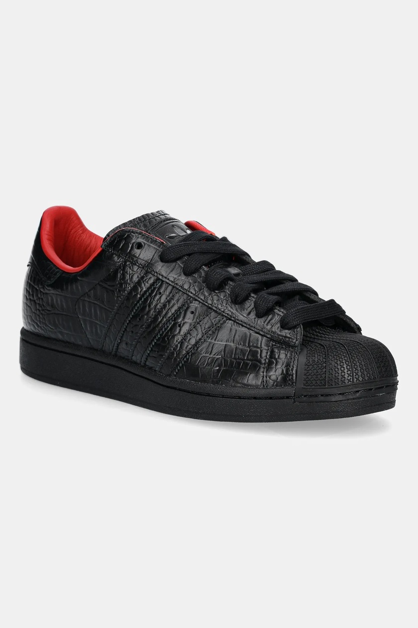 adidas Originals leather sneakers Superstar black color IF3641 at