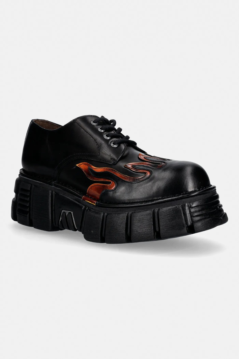 ADIEU leather shoes Type 181 black color Type.181 at PRM US