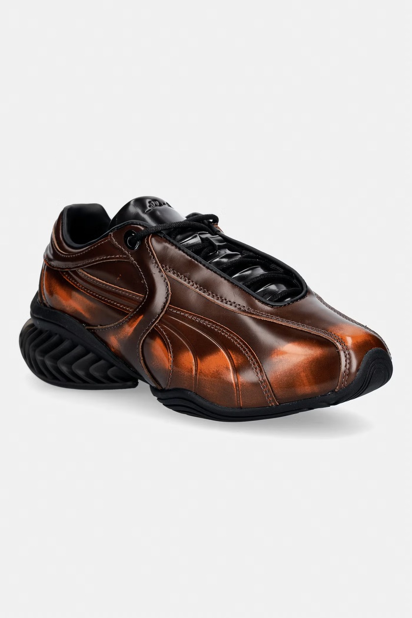 Замшеві кросівки Puma Weekend OG колір коричневий 386257.01-brown