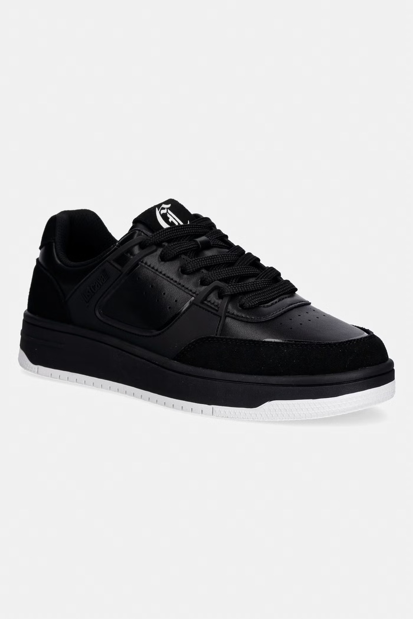 KABAブラック38 Just Cavalli sneakers din piele culoarea negru, 79QA3SBGZPB65899