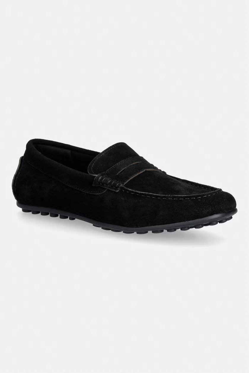 Michael Kors мокасины для мужчин кожаные Wesley Slip On чёрные