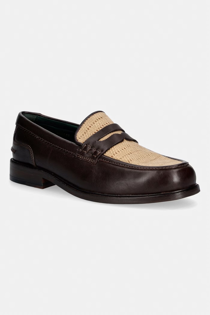 MM6 Maison Margiela Moccasins Men's leather brown SH3WR0008.P7560