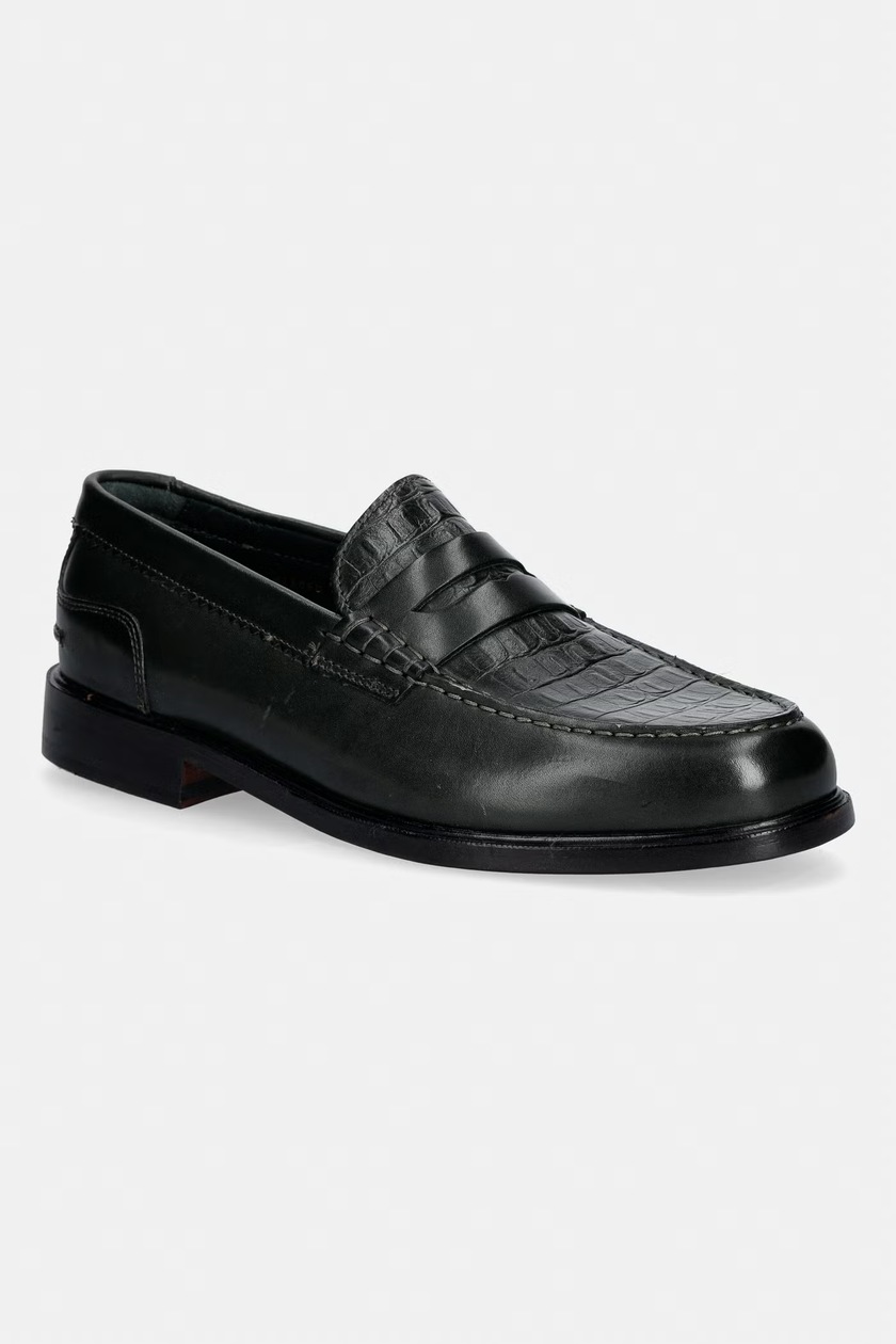 Clarks suede loafers Wallabee black color 26155519 at PRM US