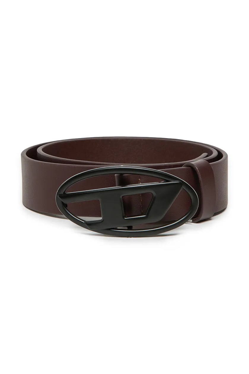 Cintura Diesel Bintrec Bimba &ndash; Pelle E Cotone, Colore Crema, Taglia 24 Pollici (60 Cm), Nuova Con Etichette