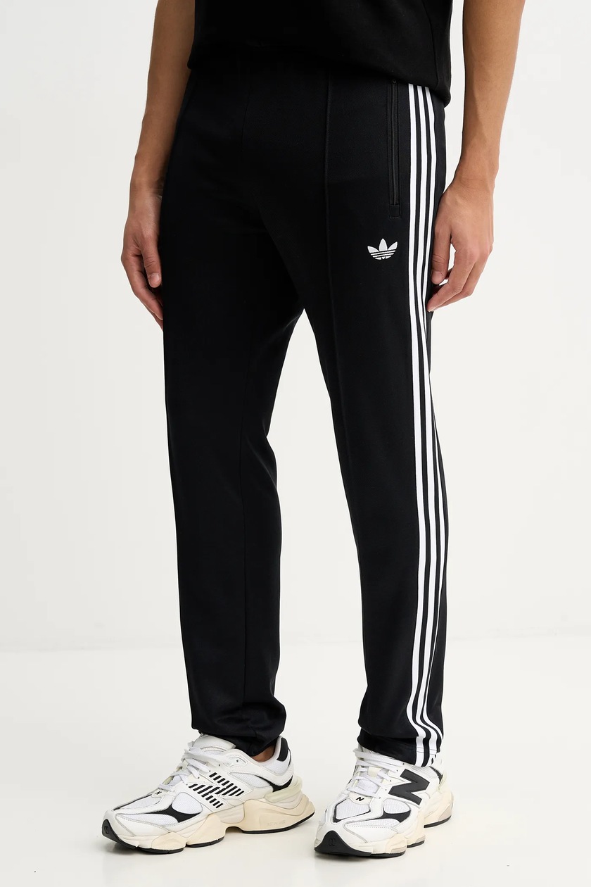 メンズウェア adidas Originals x lwood Pants adidas Originals pantaloni BONDED SST TP bărbați, culoarea negru
