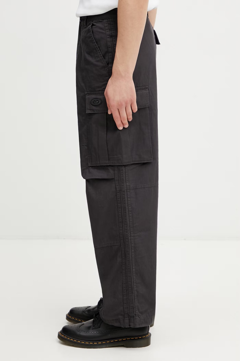 Rick Owens cotton trousers Geth Jeans gray color DU02D2351.MO at
