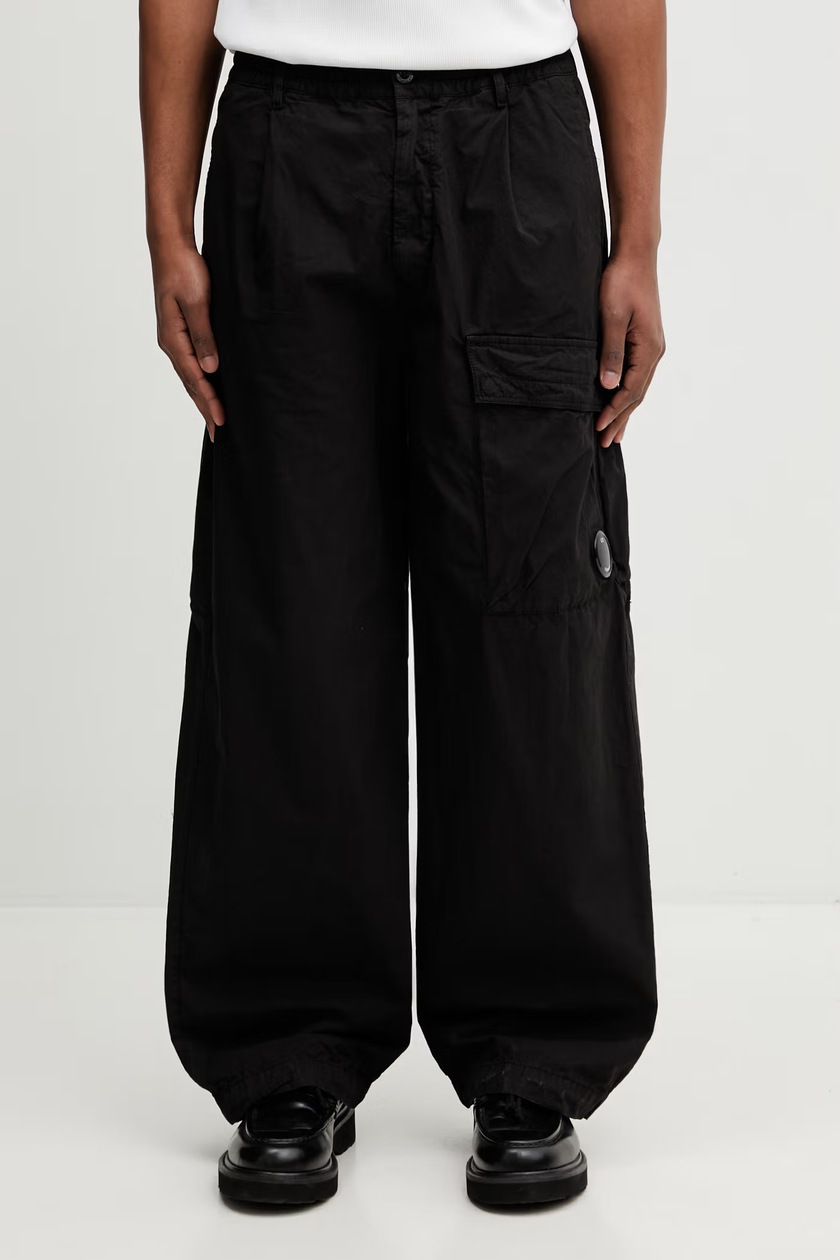C.P. Company trousers Stretch Sateen Ergonomic Lens Single Cargo