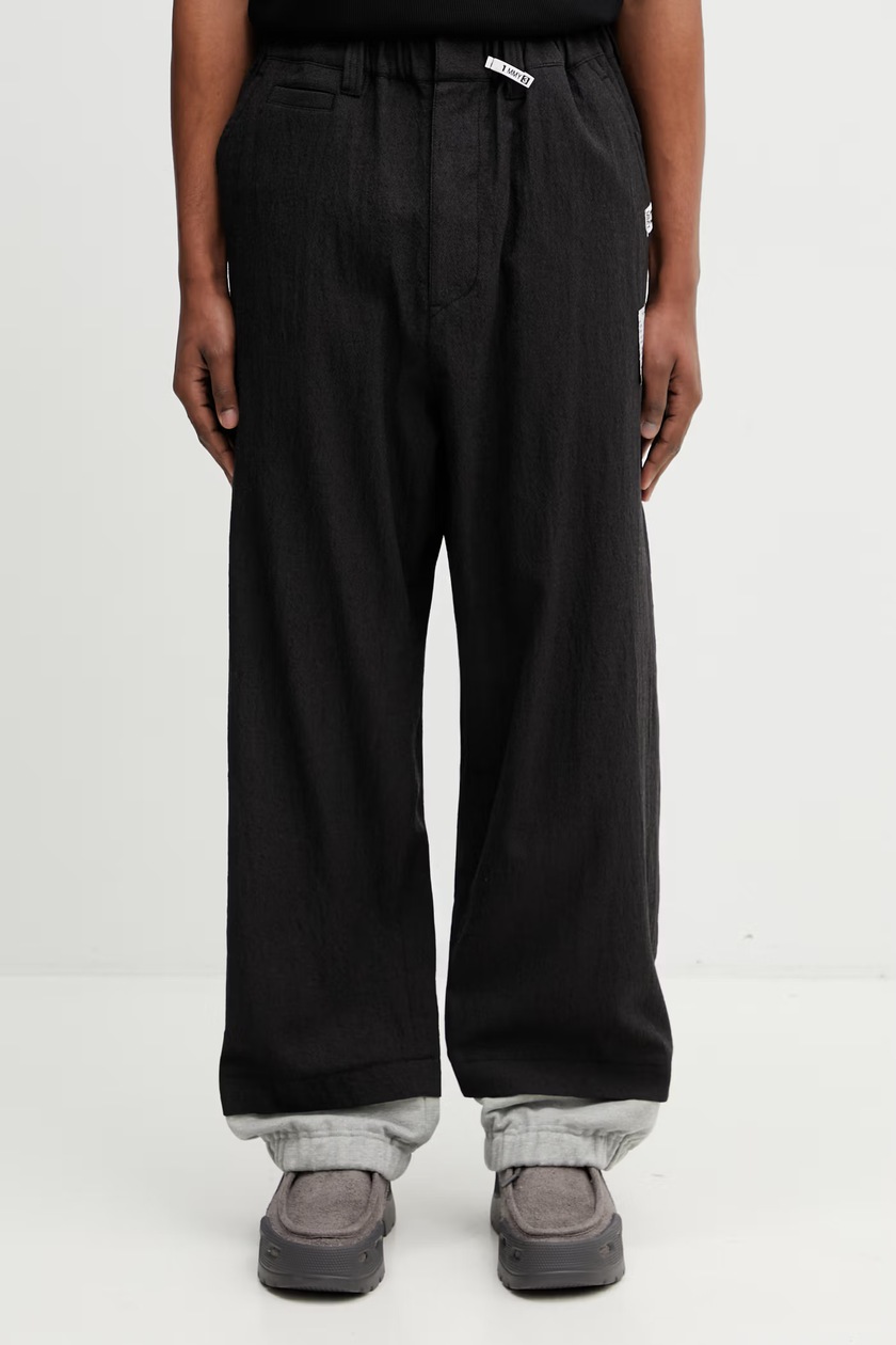 Maison MIHARA YASUHIRO cotton trousers Satin Cargo PRM EU