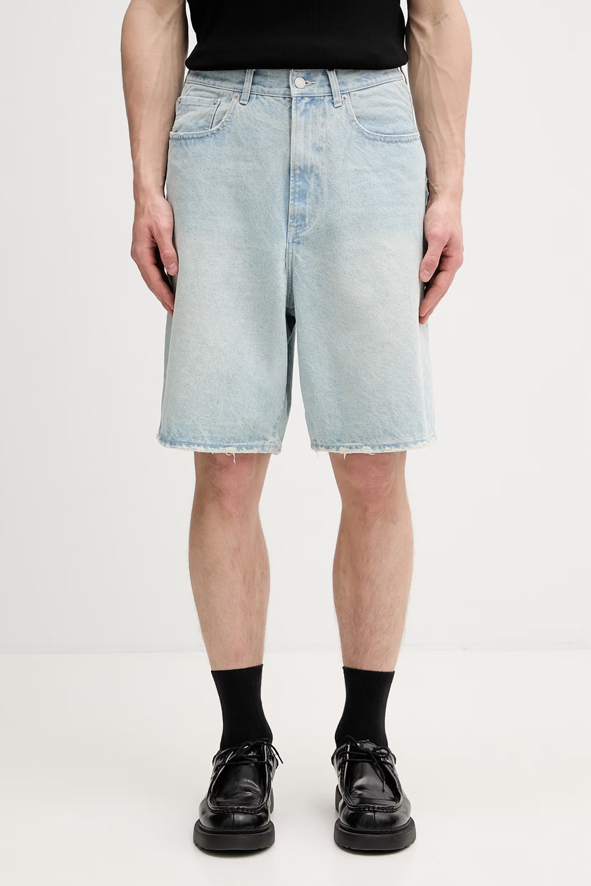 Lacoste sweat shorts with cotton Men's blue regular waist GH9627