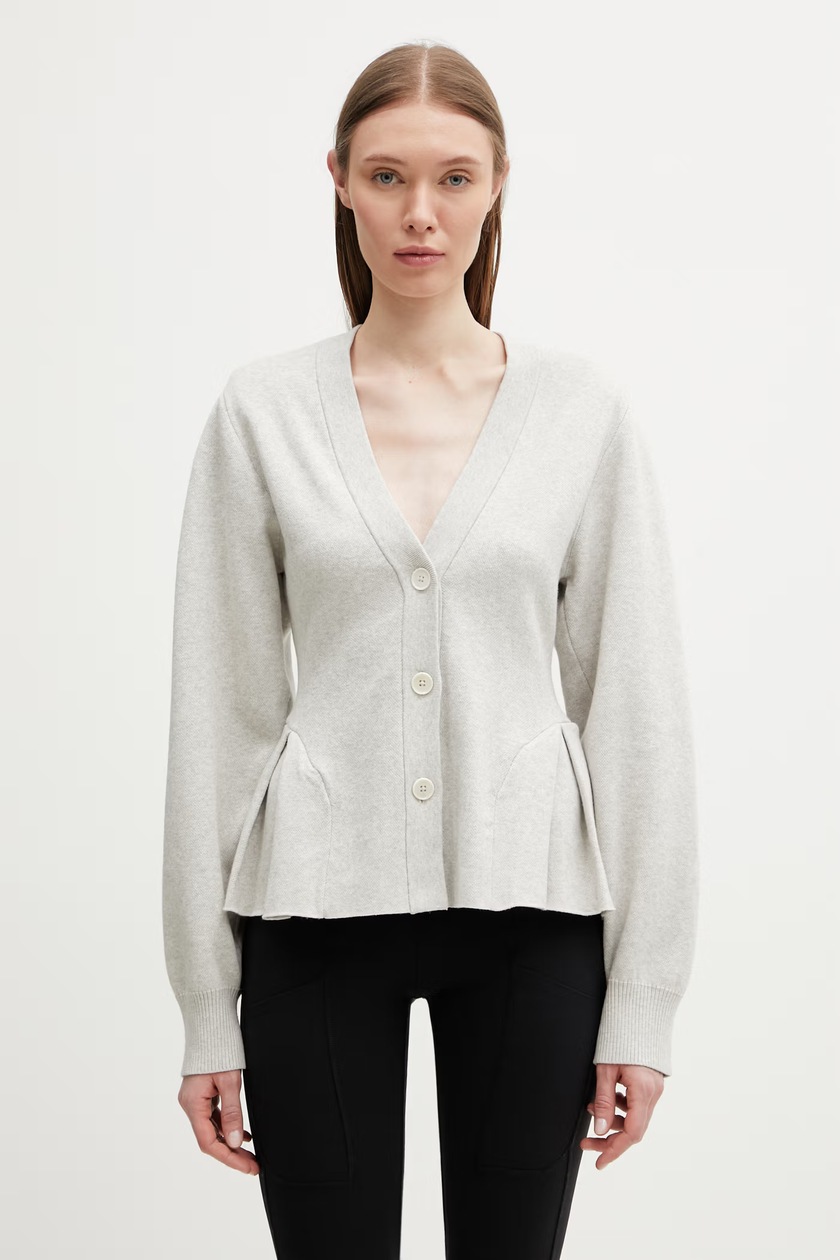 Джемпер adidas Originals Fluffy Cardigan цвет синий JW3644 на PRM