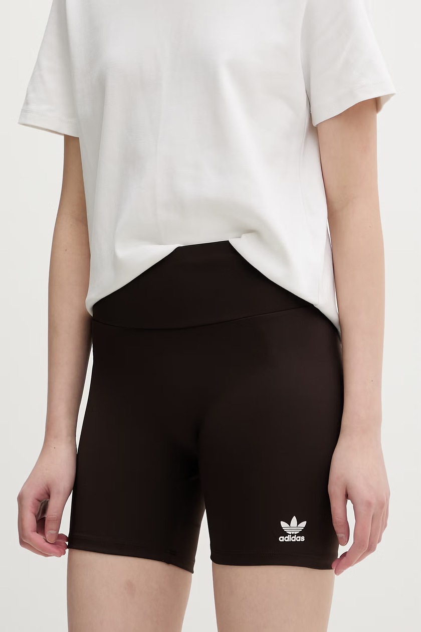 Шорты adidas Originals Stn Shorts цвет коричневый узор высокая