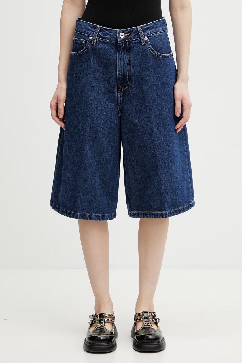 Marine Serre denim shorts Moon Laser Denim Skater PRM EU