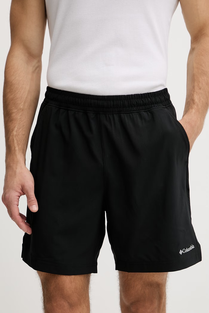 Columbia Pantaloncini Uomo Washed Out Easy - Blu Navy, Taglia L, Cotone, Perfetti Per L'Estate - 3