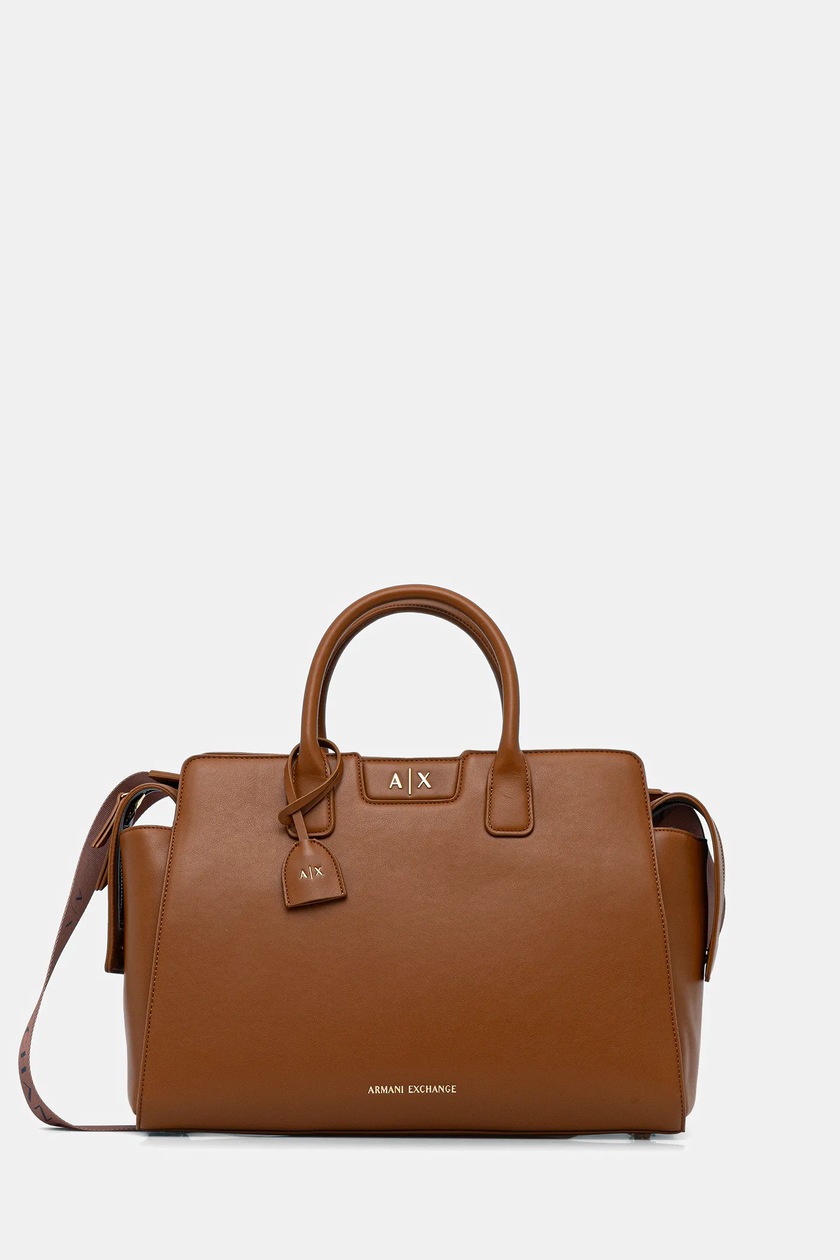 Armani Exchange geantă culoarea maro, XW000324 AF11902 | ANSWEAR.ro