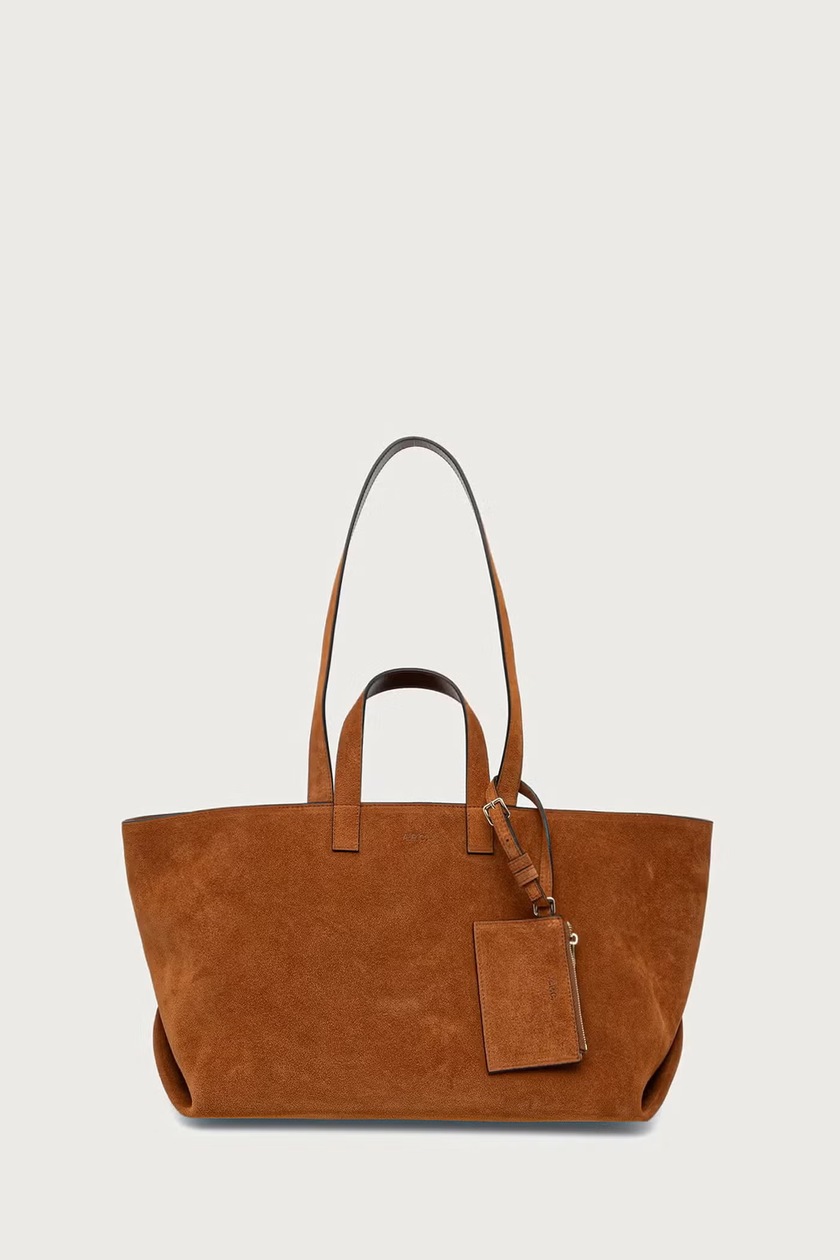 A.P.C. leather handbag sac virginie box PRM EU