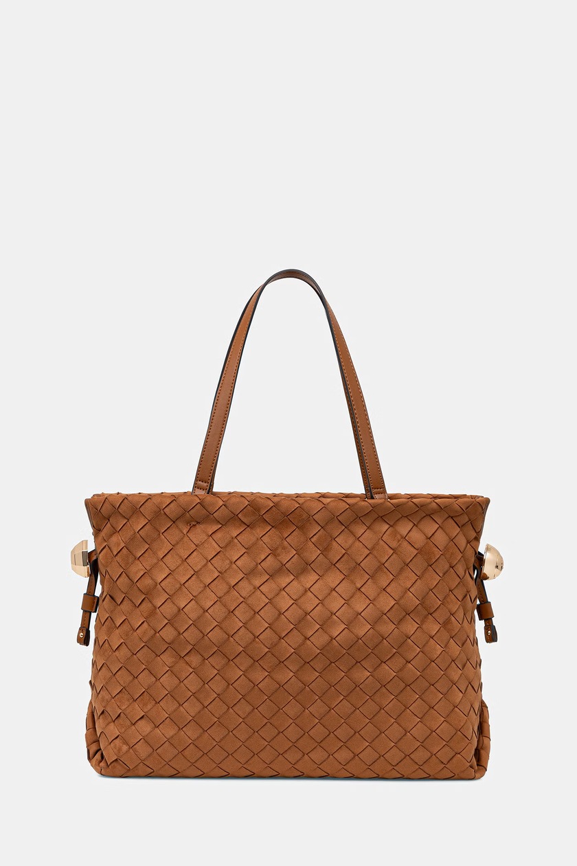 Borsa a Mano con Logo Liu Jo / Marrone