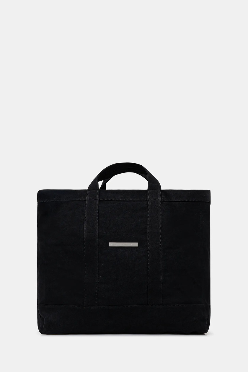 Carhartt WIP cotton handbag Rivet Tote Bag black color I034324